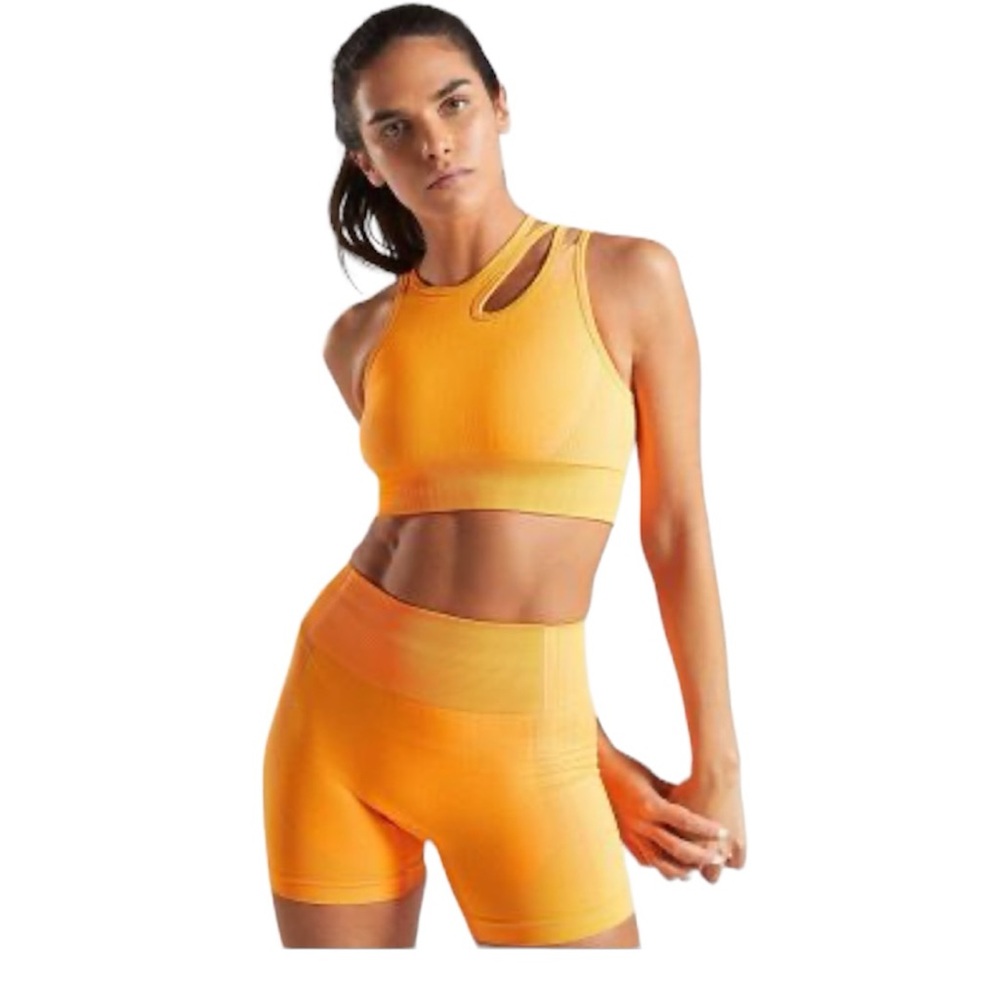 Neon Orange Seamless Set size Small